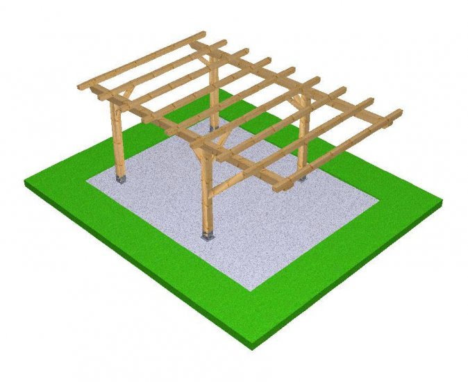 Progetto per costruire pattumiera per riciclo da esterno  [DIY_recycling-bin] : YourGazebo by Ruggeri Legnami s.r.l., Legname,  pannelli e strutture in legno lamellare