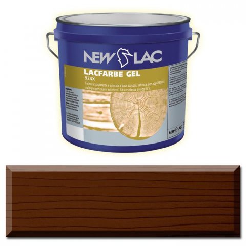 PROTECTIVE PAINT FOR WOOD LACFARBE GEL color Dark walnut