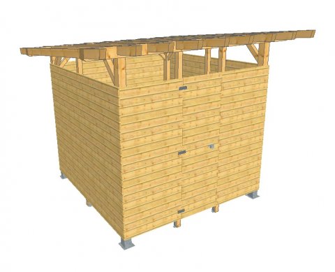 Progetto per costruzione Casetta per attrezzi 'Tiny House'