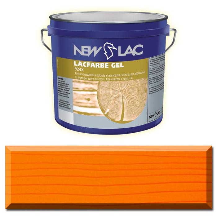 VERNICE PROTETTIVA PER LEGNO LACFARBE GEL colore Arancio [GEL924xTL407]